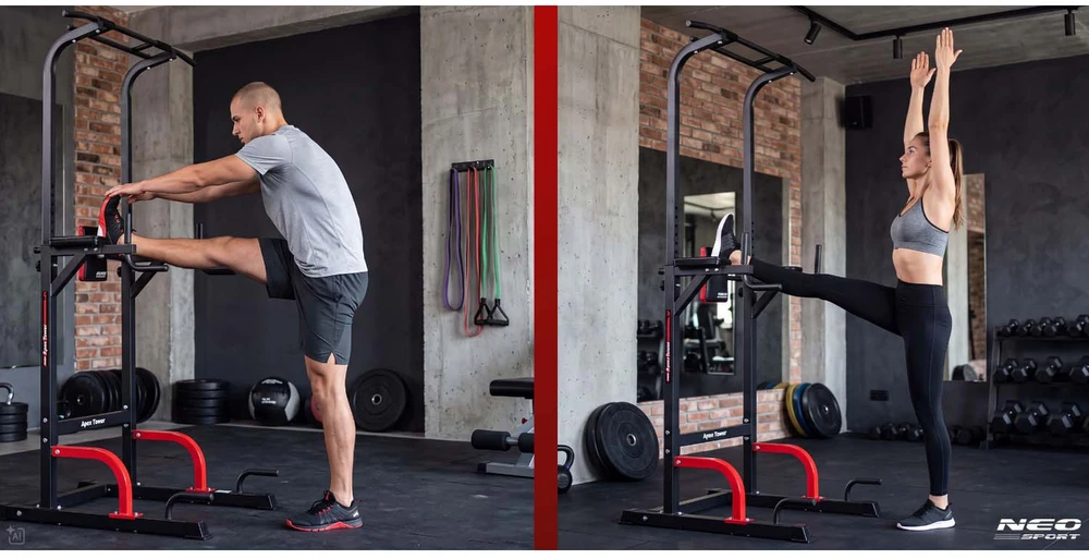 Laisvai stovinti prisitraukimo juosta Neo-Sport 150 kg