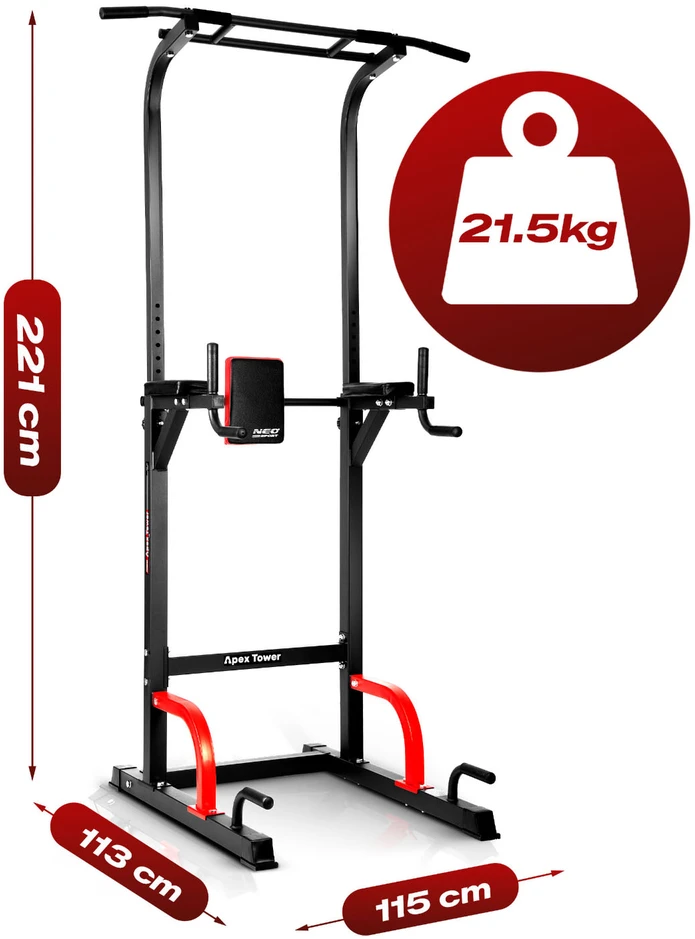 Laisvai stovinti prisitraukimo juosta Neo-Sport 150 kg