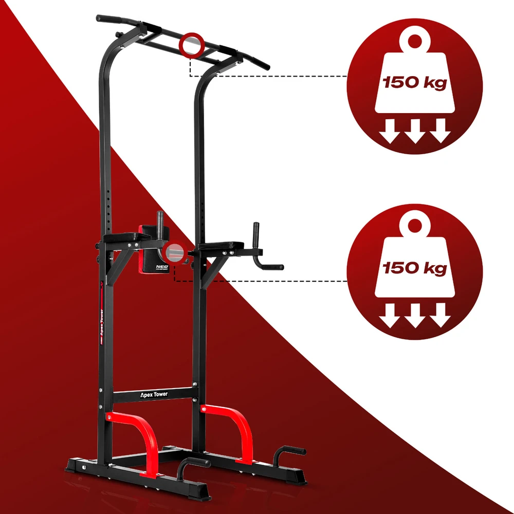 Laisvai stovinti prisitraukimo juosta Neo-Sport 150 kg