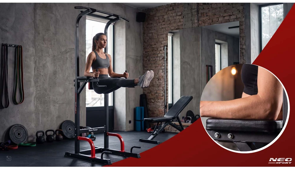 Laisvai stovinti prisitraukimo juosta Neo-Sport 150 kg