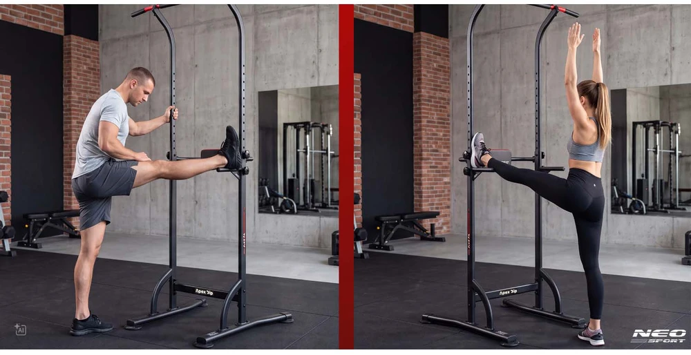 Laisvai stovinti prisitraukimo juosta Neo-Sport 100 kg