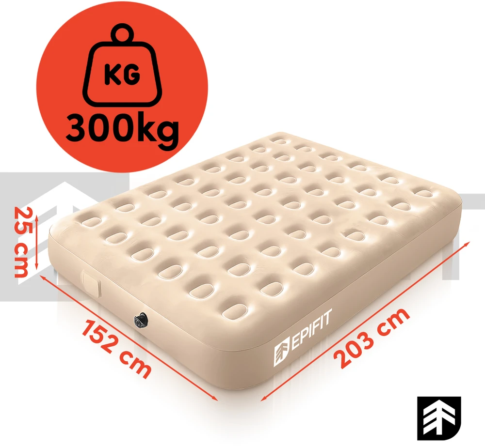 Epifit čiužinys 2os. su wbudowaną baterią AIRE beige