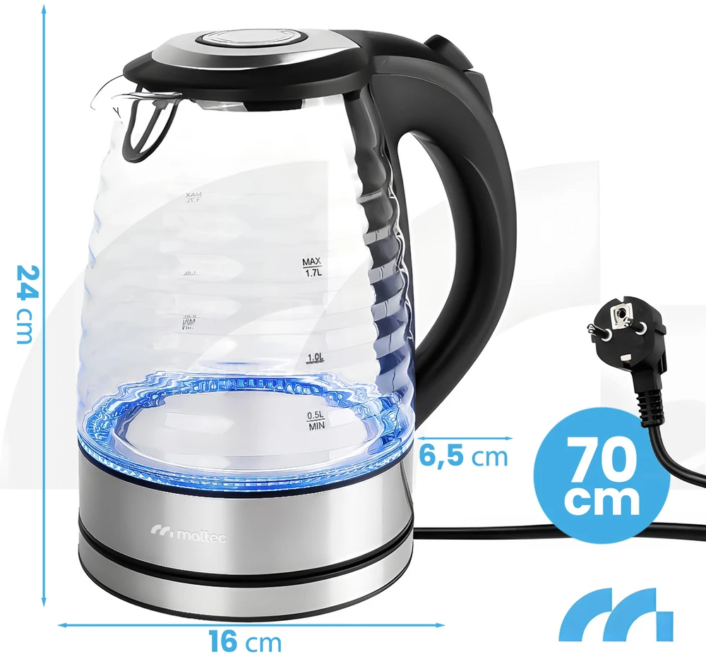 Gruzdintuvė MalTec Elektrinis virdulys Boily1000-SL