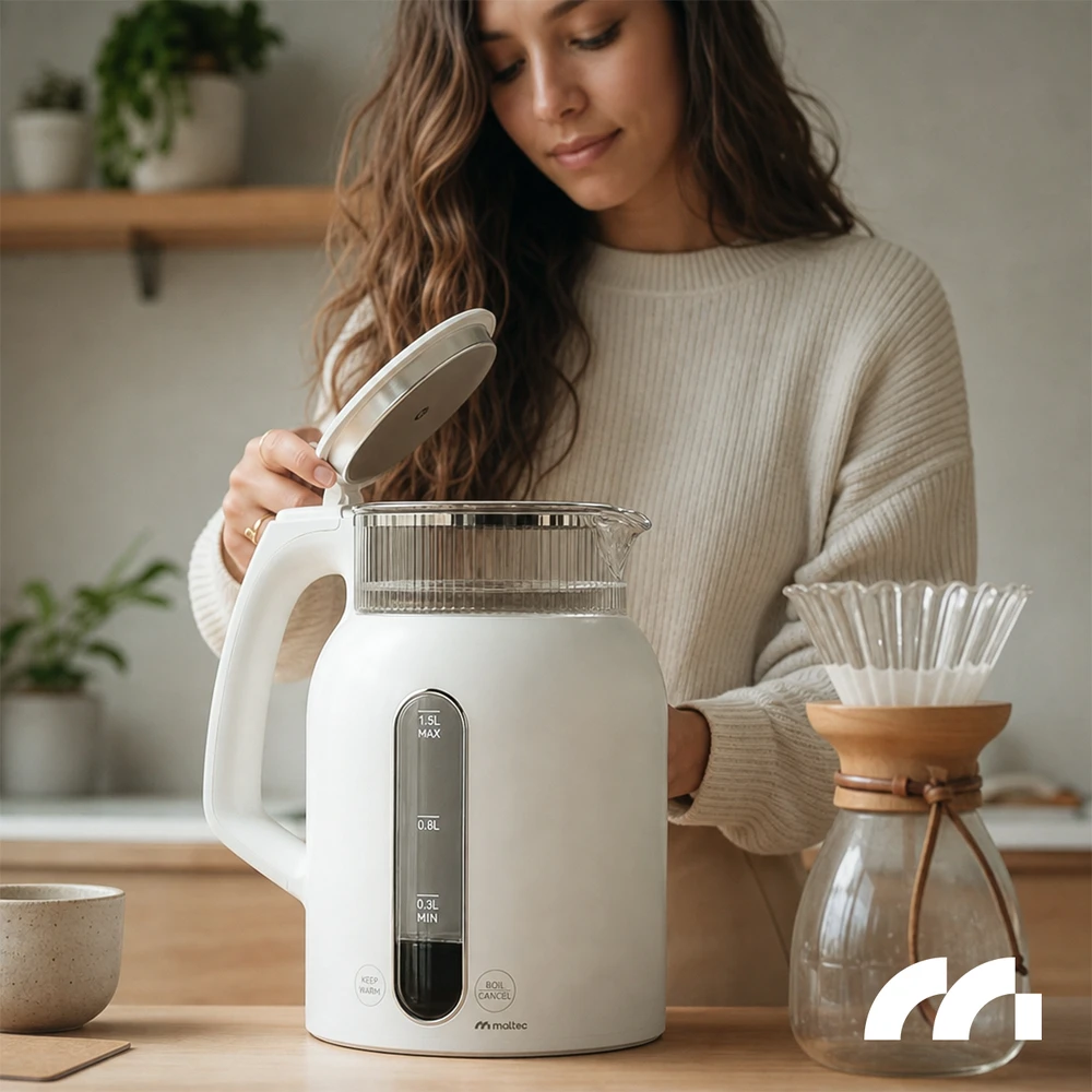 Gruzdintuvė MalTec Elektrinis virdulys Boily3000-WH