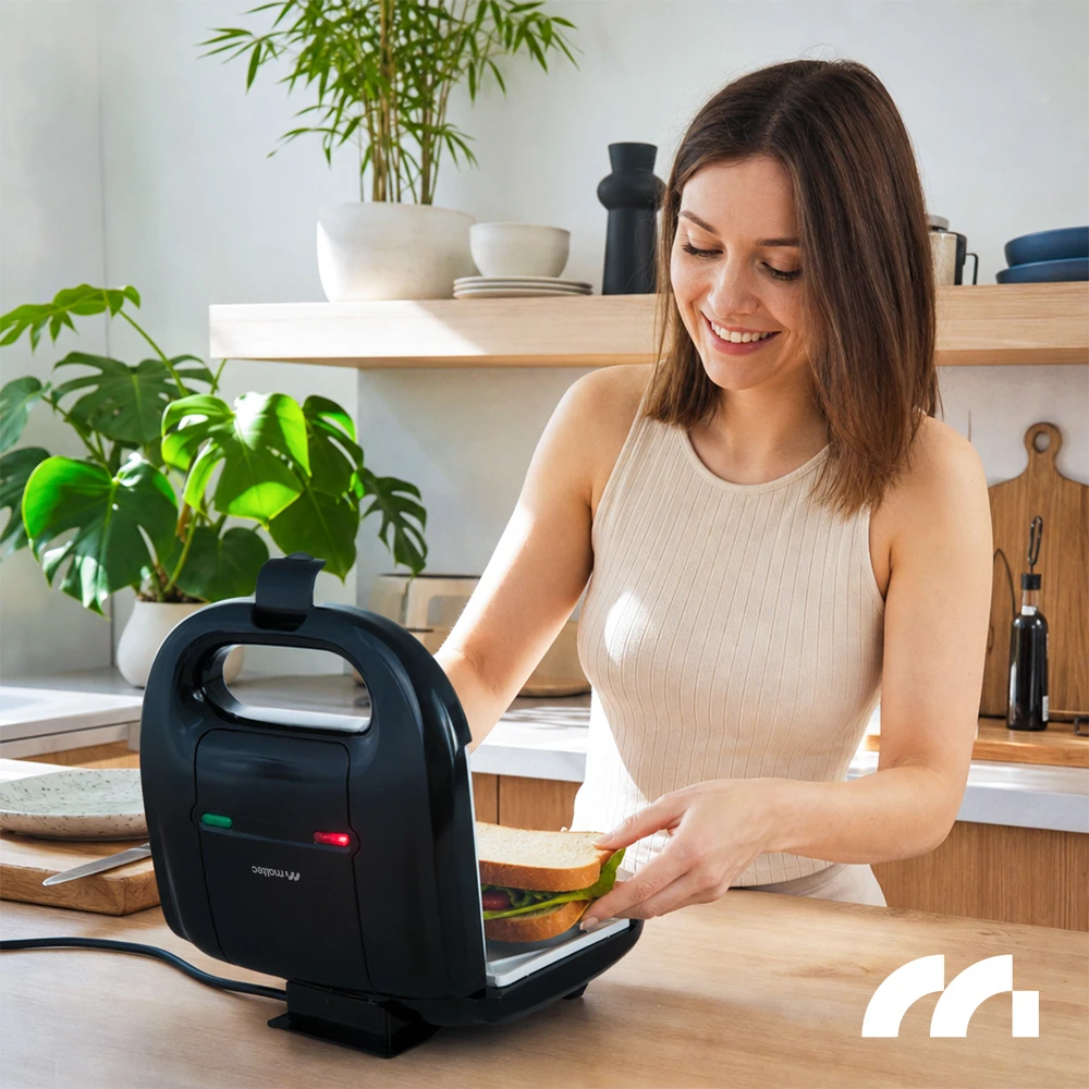 Gruzdintuvė MalTec Skrudintuvas Keraminis sumuštinių skrudintuvas 750W