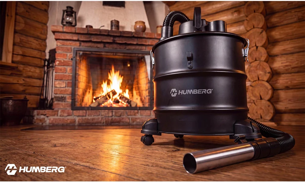 Humberg Dulkių siurblys do popiołu kominka pieca grilla kominkowy 1000W HM-405