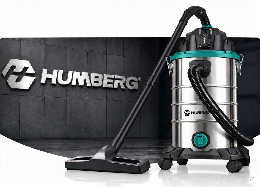 Humberg Dulkių siurblys pramoninis 30 l 3600 W be maišelio na mokro i sucho HM-409