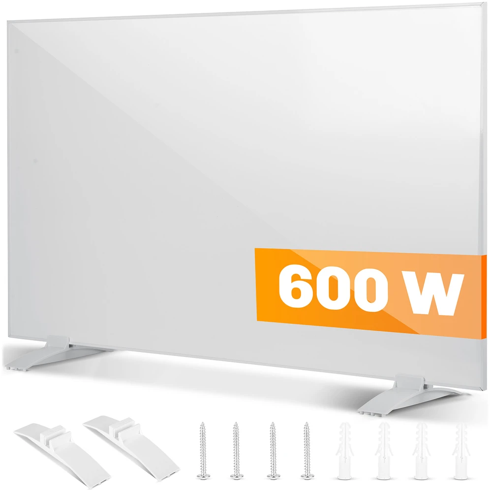 Berdsen Infraraudonųjų spindulių šildytuvas, 600 W spindulinis šildytuvas, energiją taupanti infraraudonųjų spindulių plokštė, greitas šildymas, tylus infraraudonųjų spindulių šildytuvas