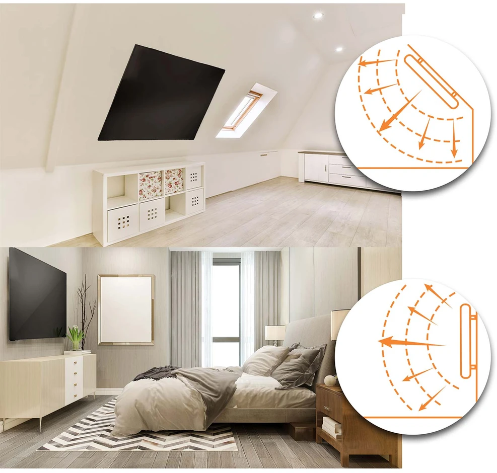 Infraraudonųjų spindulių šildytuvas, 800 W, Berdsen BD-987, nuotolinio valdymo pultas su WiFi programėle
