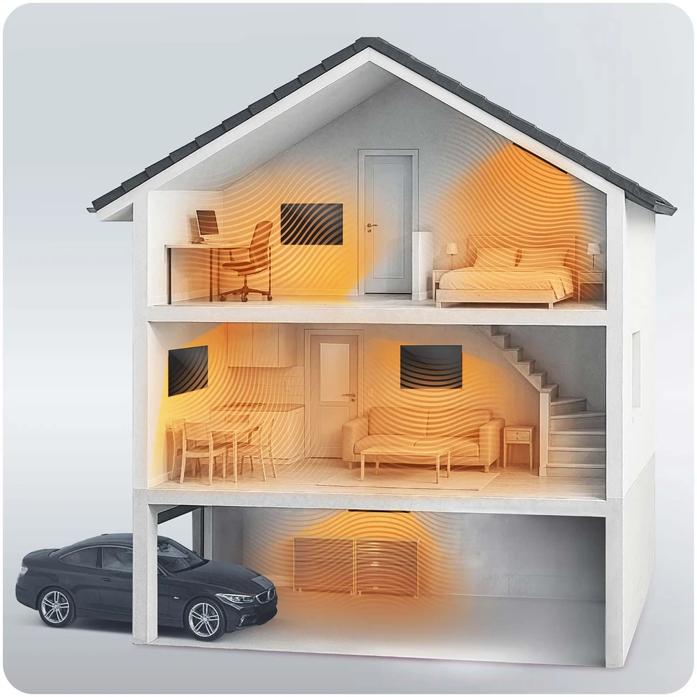 Infraraudonųjų spindulių šildytuvas infraraudonųjų spindulių šildytuvas 800 W Berdsen BD-986