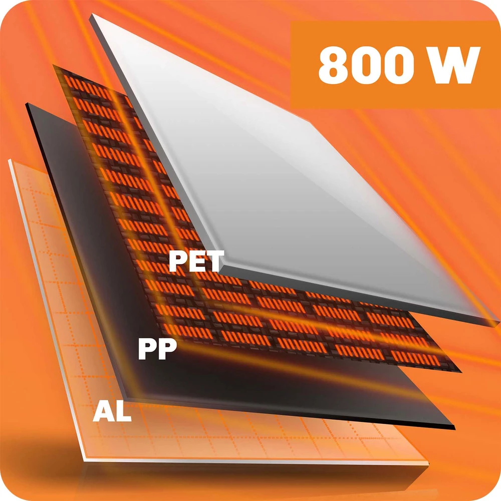 Berdsen BD-986 infraraudonųjų spindulių šildytuvas, 800 W