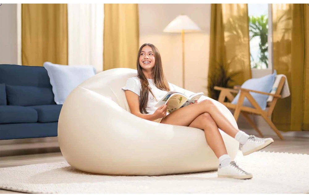 Intex Bestway 66505 pripučiamas fotelis-pufas sėdėjimui 137x127x74 cm