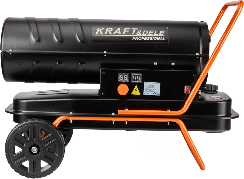 Kraftdele 30 kW alyvos šildytuvas su termostatu KD11710