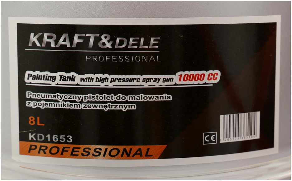 Kraftdele PNEUMATINIS ŠLIFAVIMO AGREGATAS 8L KD1653