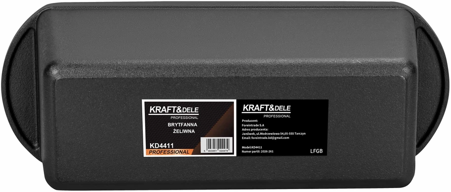 Kraftdele Ketaus keptuvė 3L 35x13x11cm KD4411