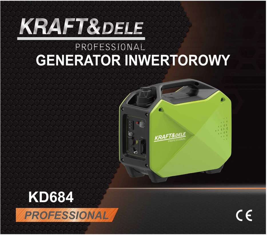 Kraftdele Inverterinis elektros generatorius 2,1 kW KD684