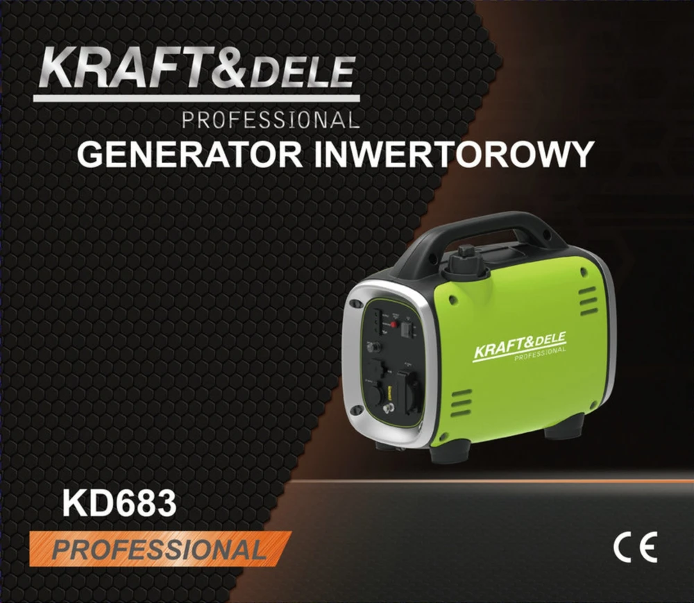 Kraftdele Inverterinis generatorius 1,3 kW KD683