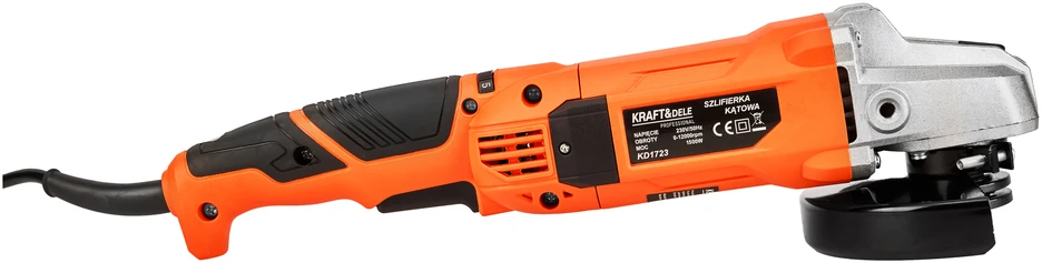 Kraftdele kampinis šlifuoklis 1300W KD1723