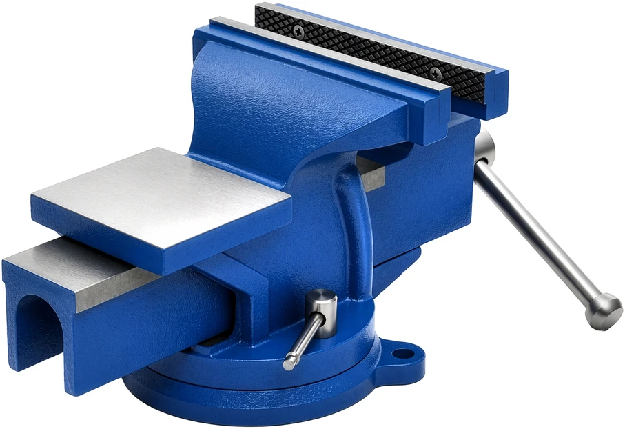 Kraftdele KD1103 Sukamasis spaustuvas 150 mm su priekalu