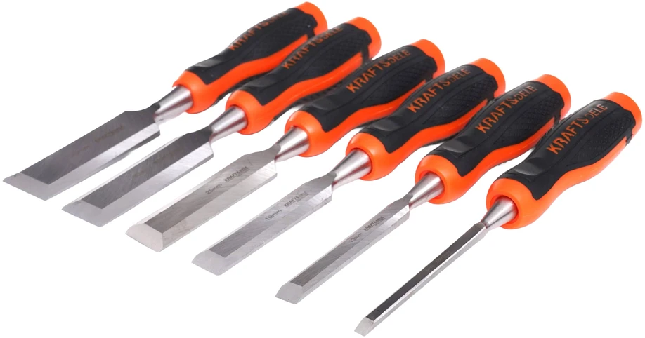 Kraftdele KD11772 Dailidės kaltai 6 vnt. elektriniai