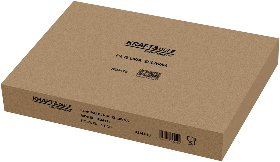 Kraftdele Ketaus keptuvė 30 cm KD4418