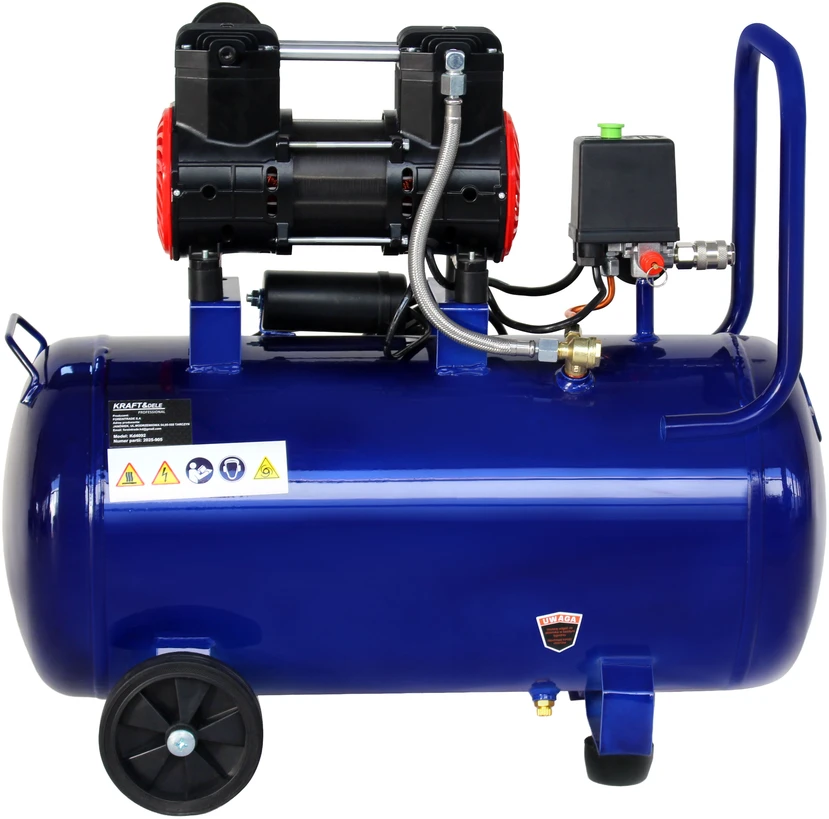 Kraftdele Bekompisoris alyvos neturintis kompresorius 50L 1500W 230V KD4092