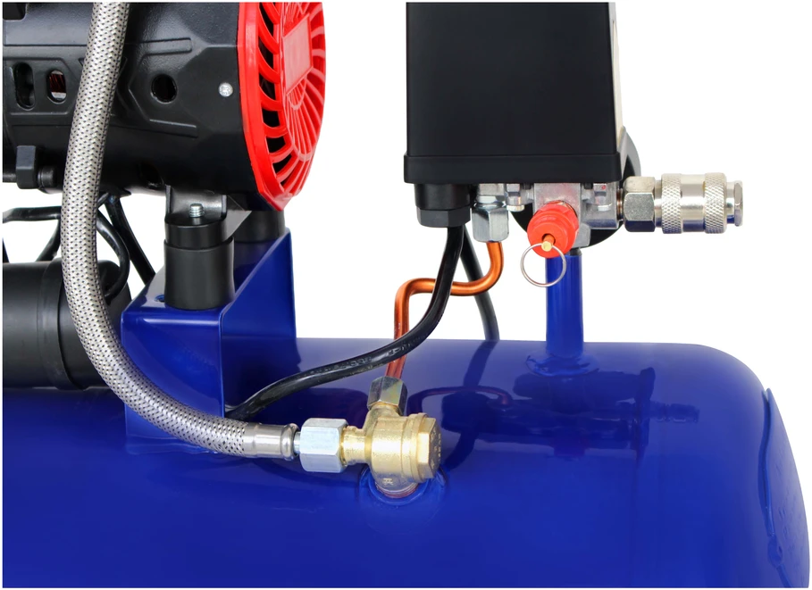 Kraftdele KOMPRESOR BEZOLEJOWY Mėlynas 30L 230V 1500W KD4091