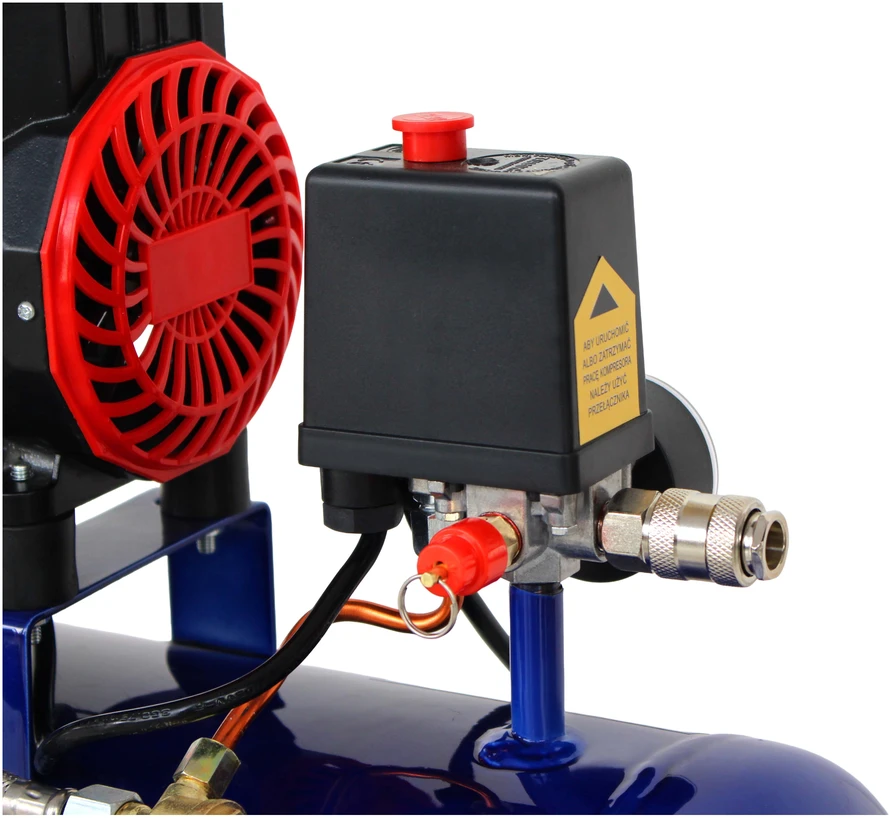Kraftdele KOMPRESOR BEZOLEJOWY Mėlynas 30L 230V 1500W KD4091