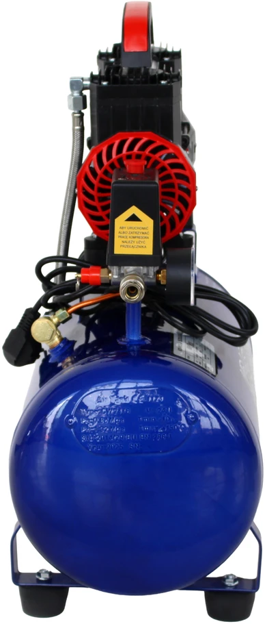 Kraftdele KOMPRESOR BEZOLEJOWY Mėlynas 30L 230V 1500W KD4091