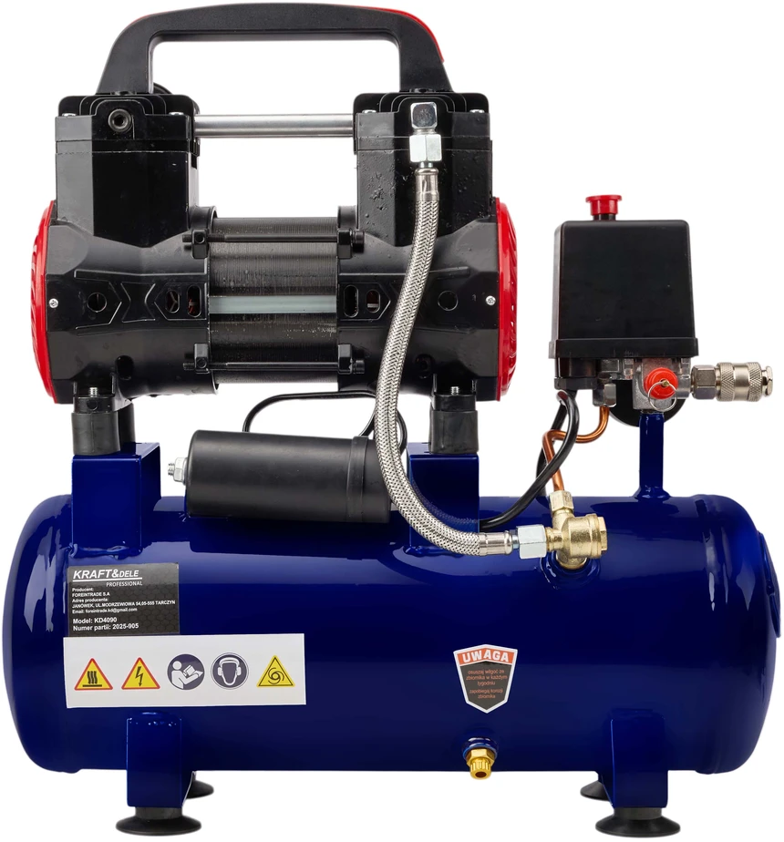 Kraftdele Alyvos neturintis kompresorius 9L 230V 1200W KD4090