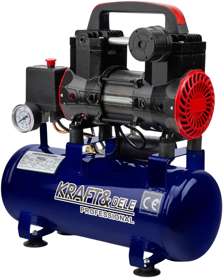 Kraftdele Alyvos neturintis kompresorius 9L 230V 1200W KD4090