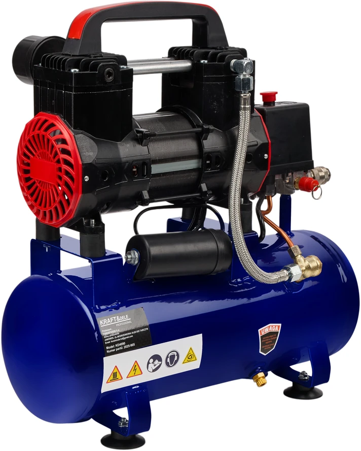 Kraftdele Alyvos neturintis kompresorius 9L 230V 1200W KD4090