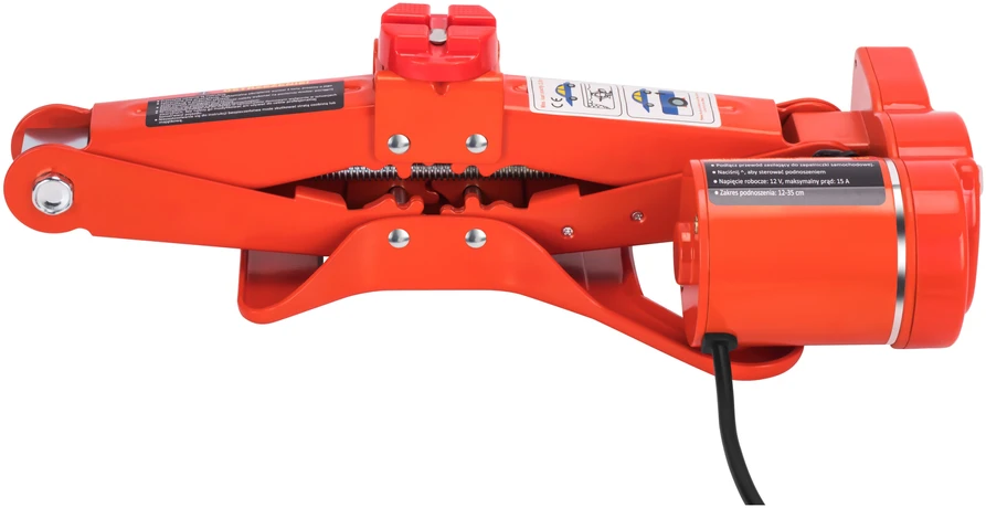 Kraftdele ELEKTRINIS AUTOMOBILINIS DOMKRATAS, ŽIRKLINIS KĖLIKAS 12V 3T SU KUFERIU KD1369