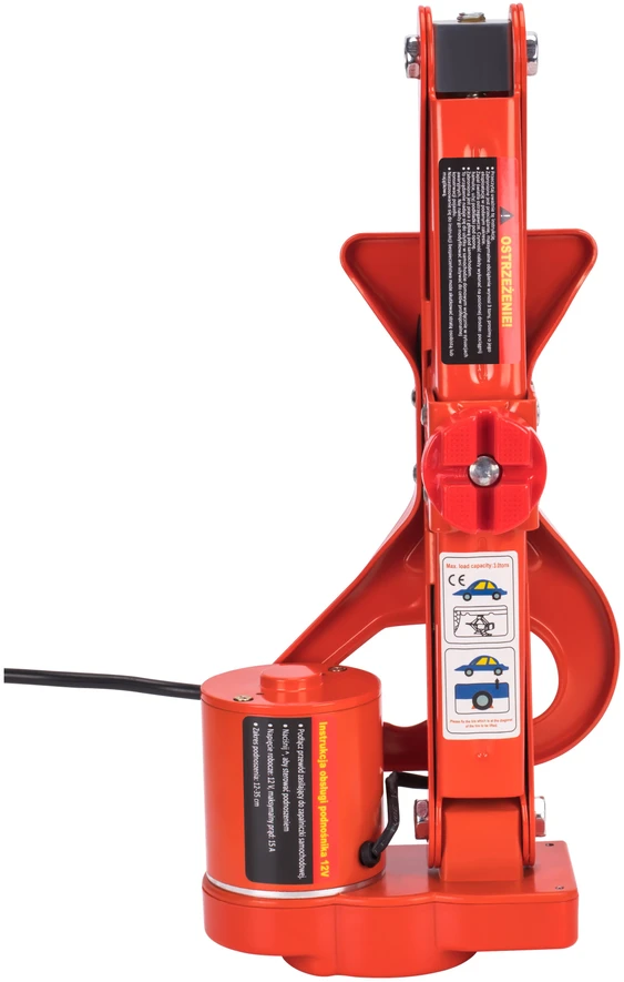 Kraftdele ELEKTRINIS AUTOMOBILINIS DOMKRATAS, ŽIRKLINIS KĖLIKAS 12V 3T SU KUFERIU KD1369