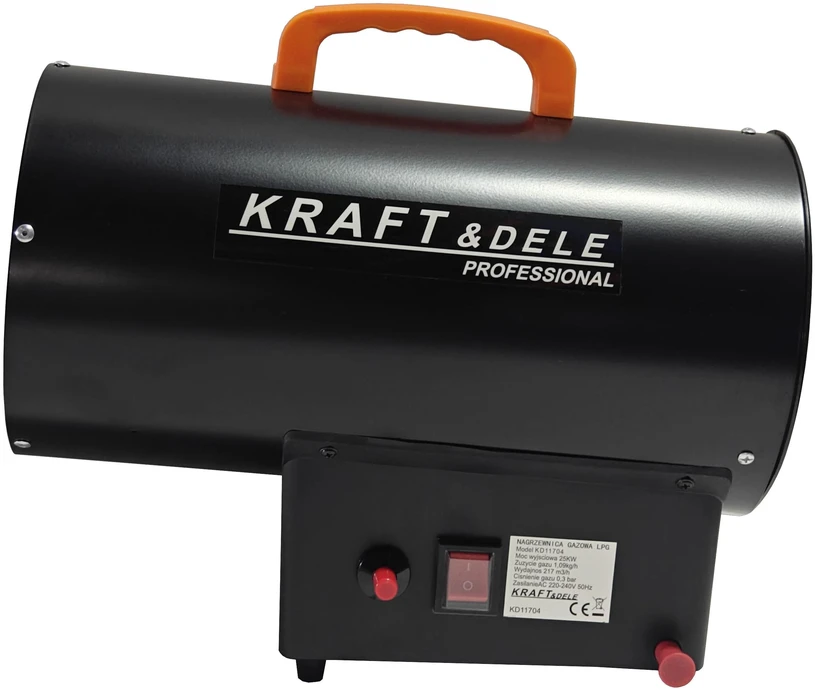 KRAFT & DELE Dujinis šildytuvas Kraft&Dele KD11704, 25kW