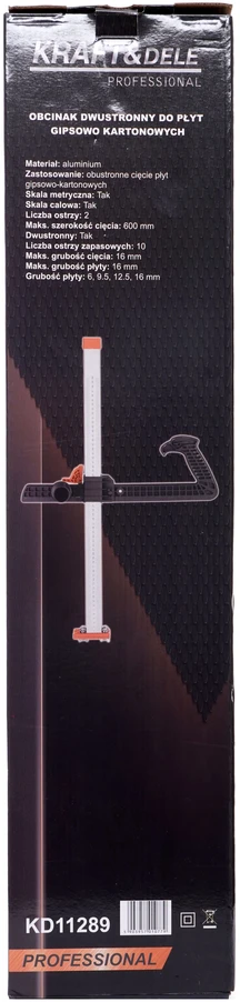 Kraftdele DVIPUSIS ĮRANKIS GIPSO KARTONO PLOKŠTĖMS 600 MM KD11289