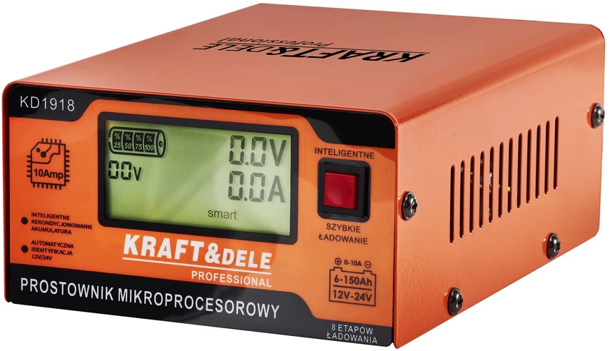 Kraftdele Mikroprocesorinis įtampos stabilizatorius 10 A 12/24 V