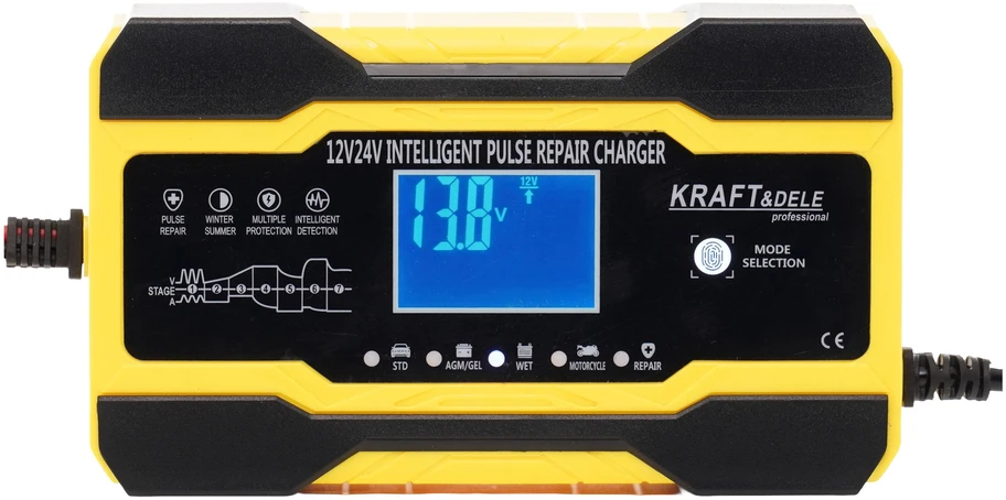 Kraftdele Universalus lygintuvas 12 / 24V 5A/10A KD1291