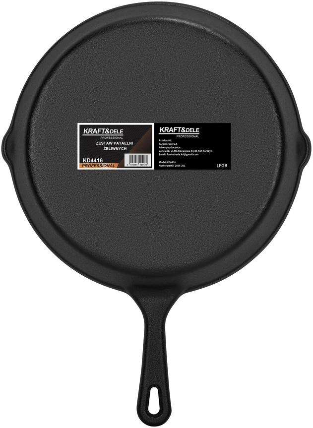 Kraftdele Ketaus keptuvių rinkinys 3 vnt. KD4416