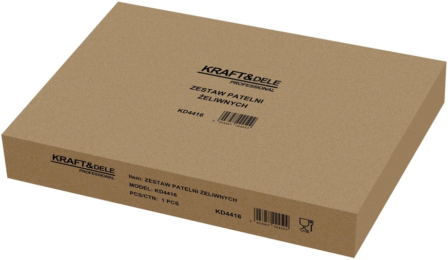 Kraftdele Ketaus keptuvių rinkinys 3 vnt. KD4416