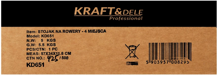 Kraftdele DVIRAGIŲ LAIKIKLIS - 4 VIETOS KD651
