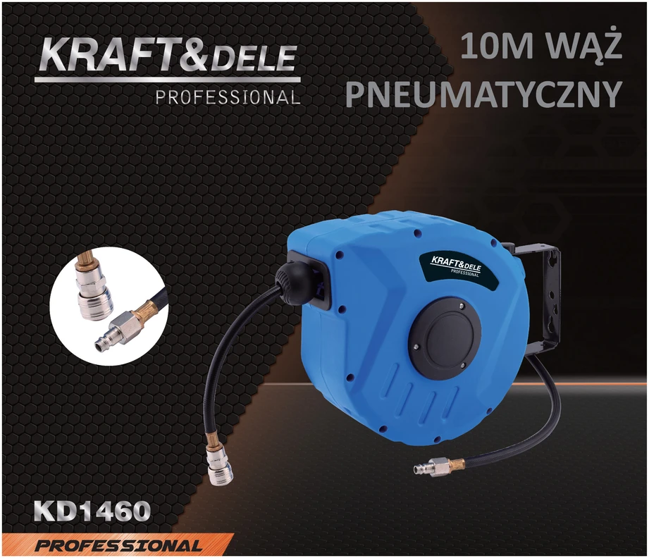 Kraftdele PNEUMATINĖ ŽARNA SUVIJAMA 10M KD1460
