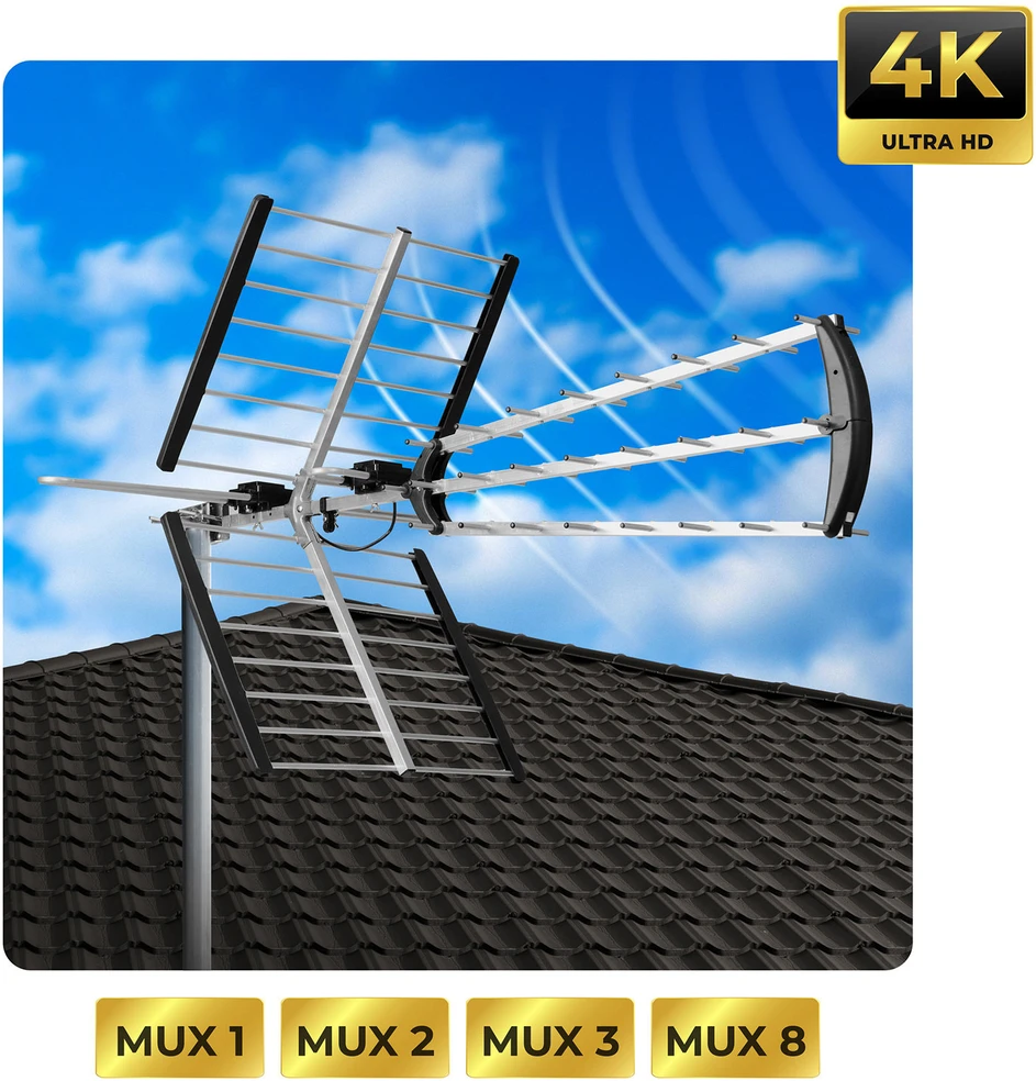 Berdsen BD-953 kryptinė lauko televizijos antena ultra HD 4K