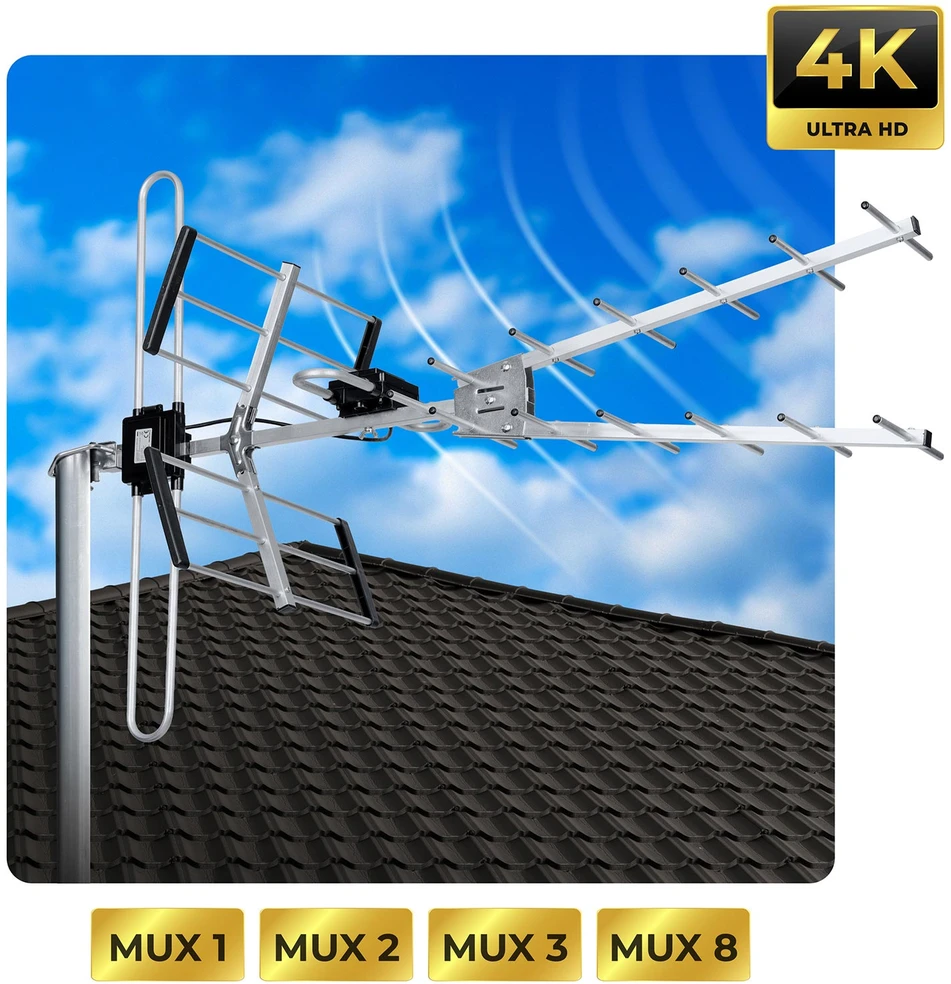 Global Berdsen BD-954 kryptinė lauko televizijos antena ultra HD 4K