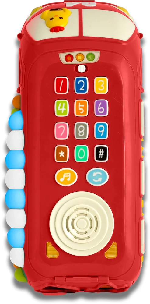Edukacinis žaislas RK-741 Ricokids autobusas raudonas