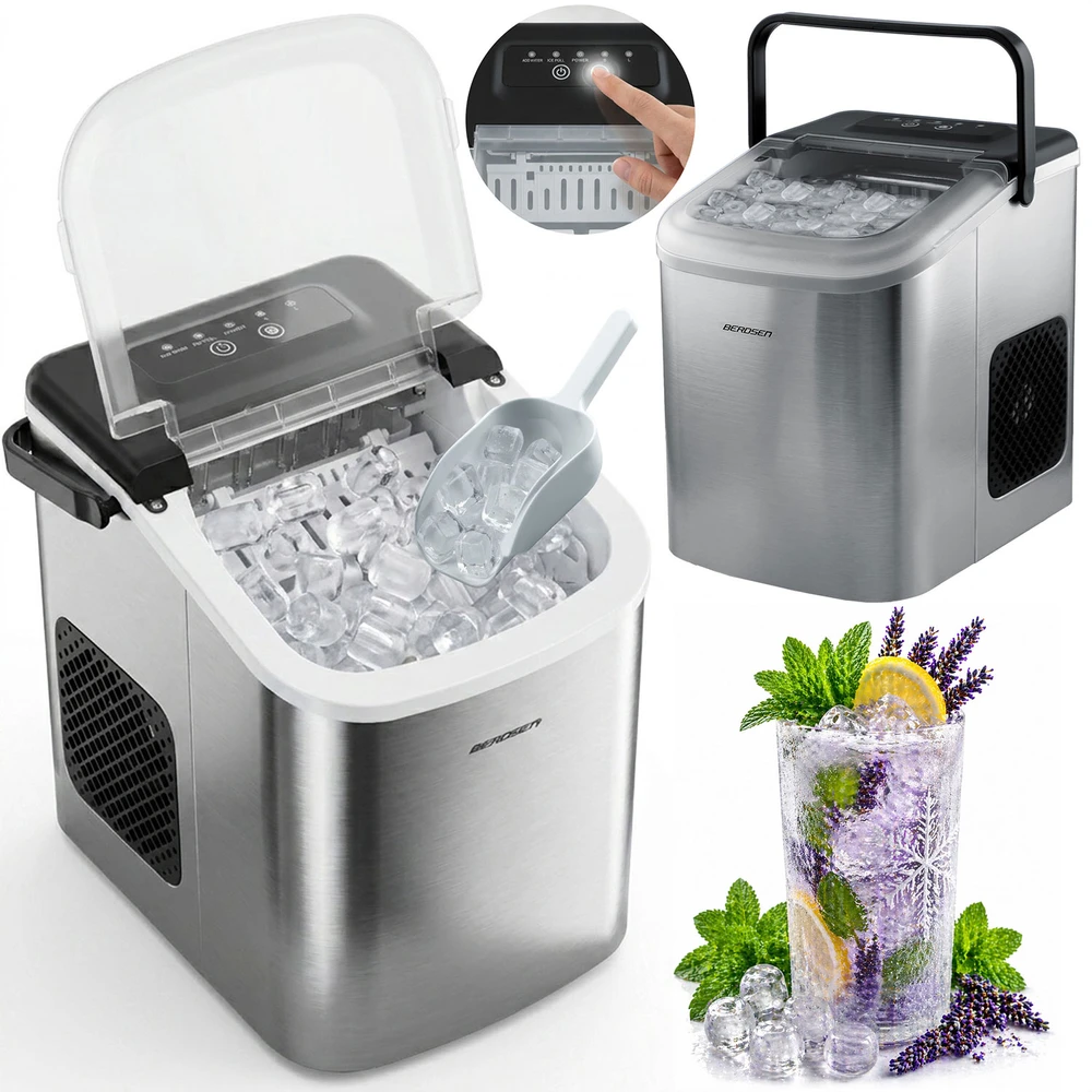 Berdsen BD-420 sidabrinis ledų gaminimo aparatas 1,1 l / 12 kg
