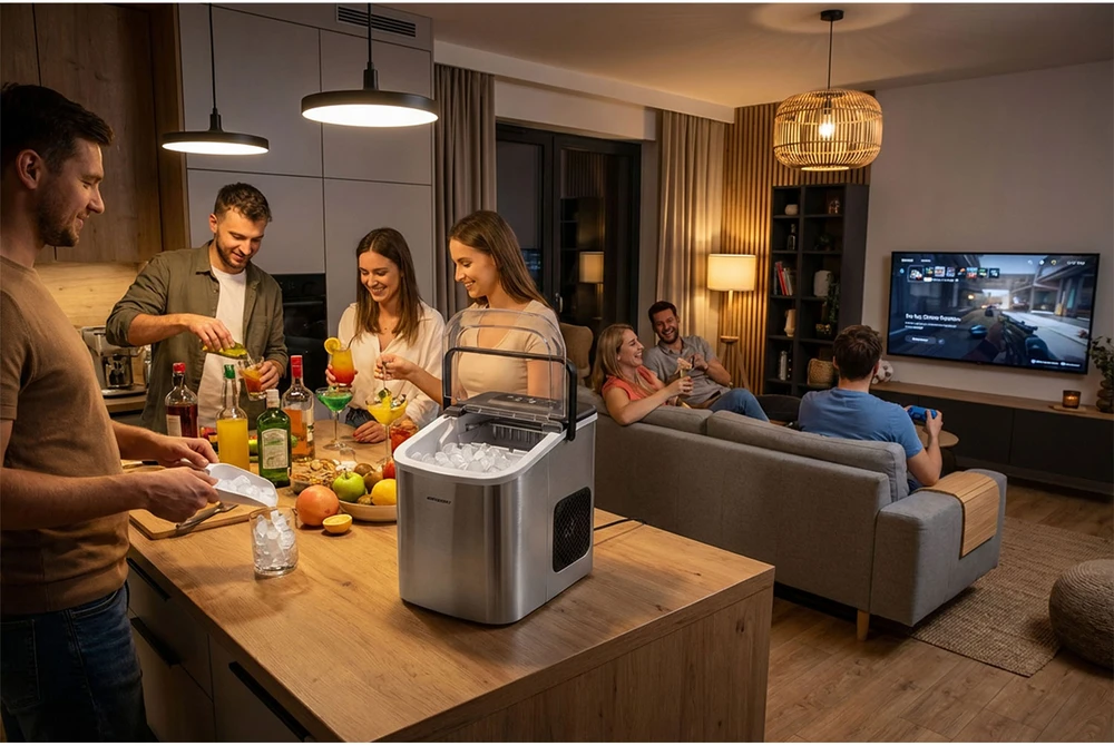 Berdsen BD-420 sidabrinis ledų gaminimo aparatas 1,1 l / 12 kg