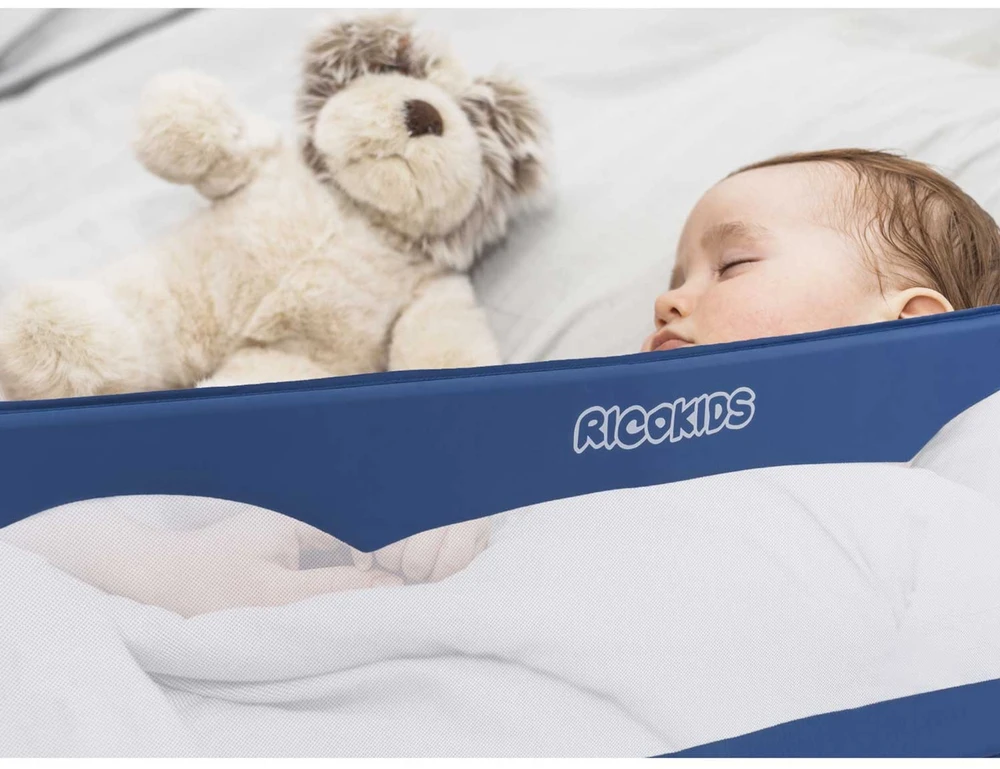 Ricokids mėlynas lovos karnizas 150x42x35cm