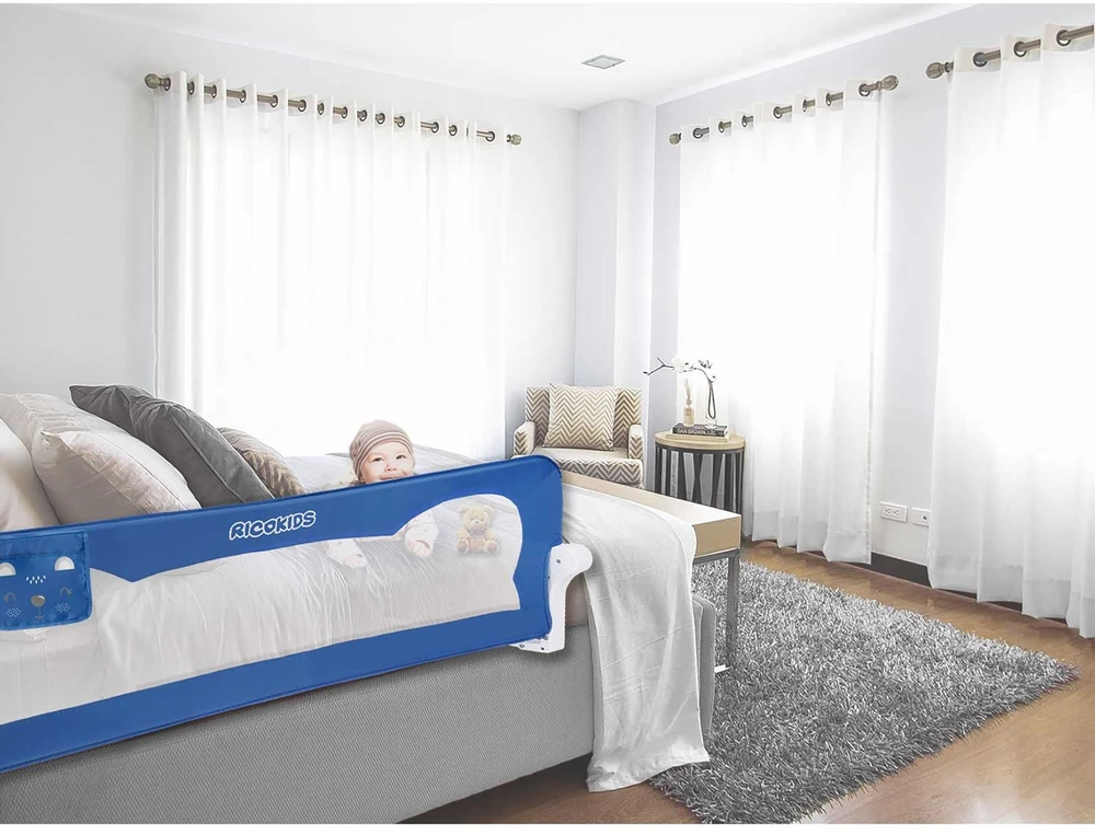 Ricokids mėlynas lovos karnizas 150x42x35cm