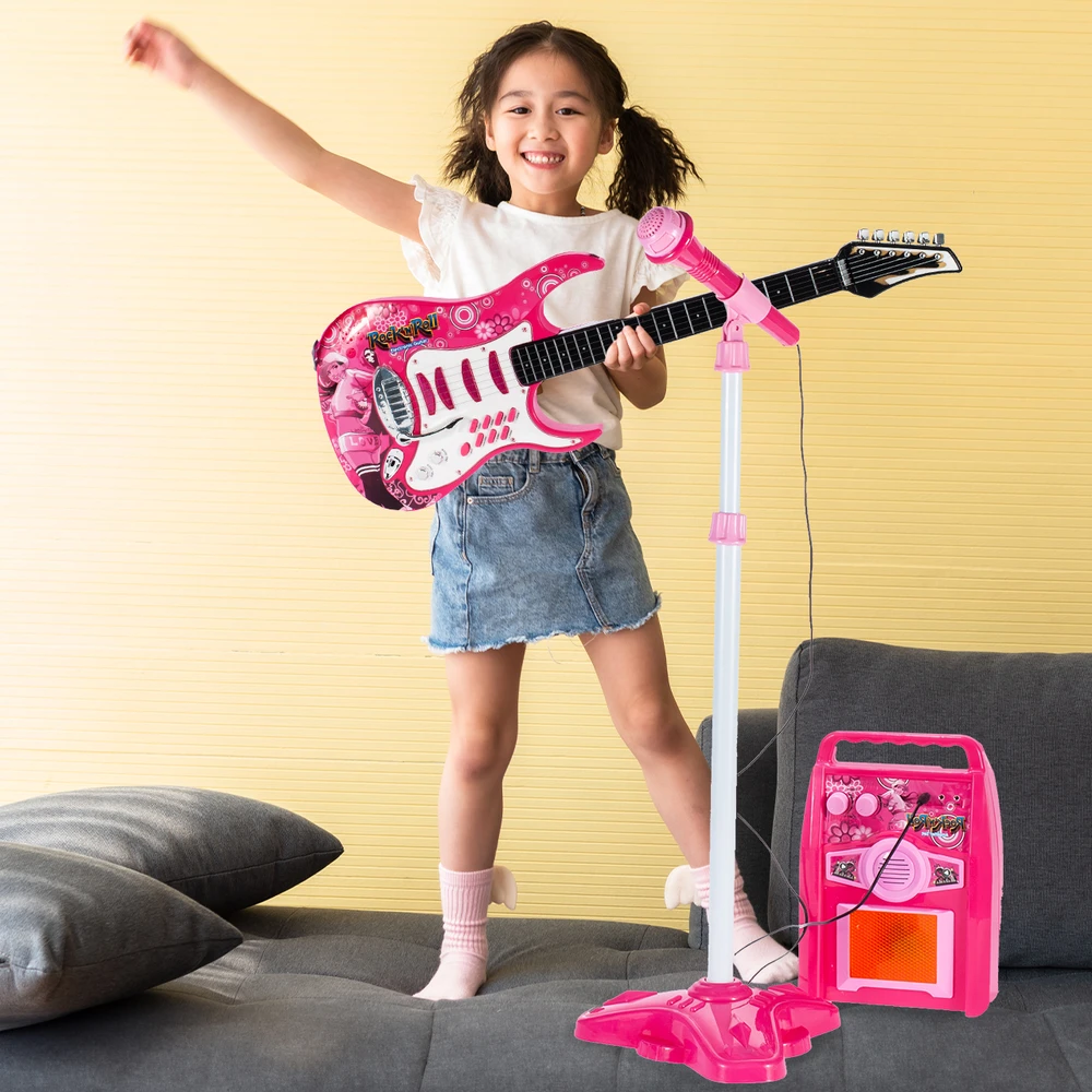 Malplay Vaikiška gitara su stiprintuvu ir mikrofonu